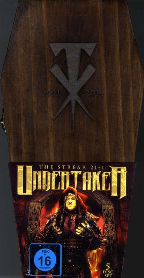 The Undertaker (Coffin Boxset), 5 DVDs