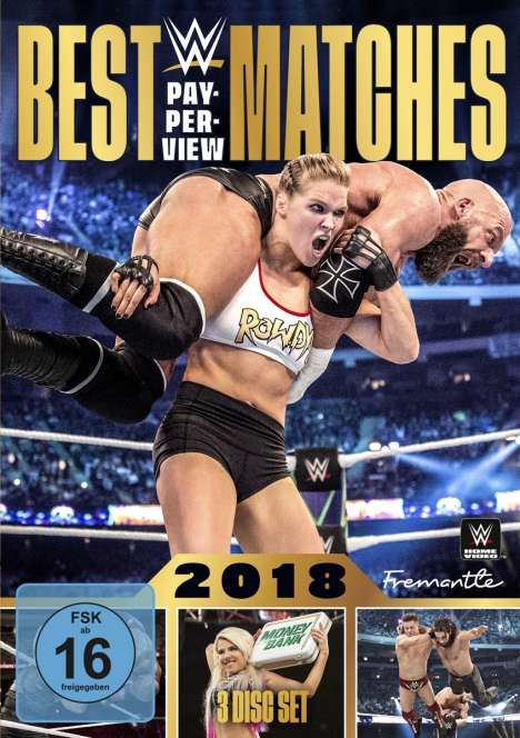 WWE - Best PPV Matches 2018, 3 DVDs