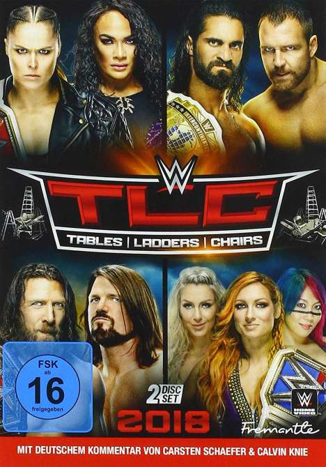 WWE: TLC - Tables, Ladders, Chairs 2018, 2 DVDs