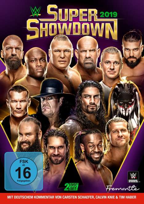 WWE: Super Showdown 2019, 2 DVDs