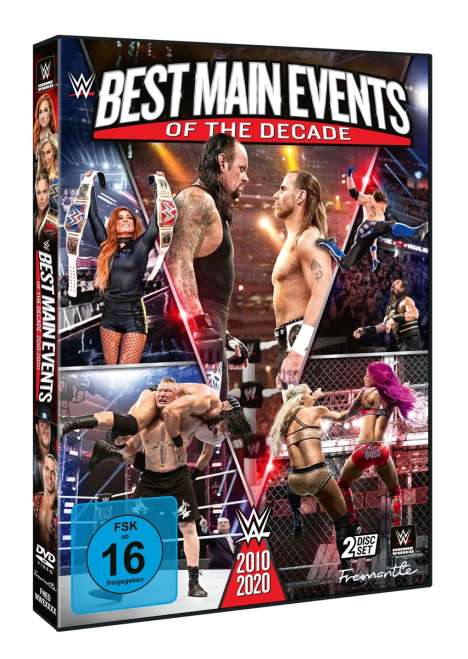 WWE: Best Main Events Of The Decade 2010-2020, 2 DVDs