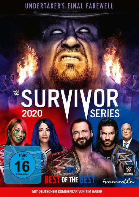 WWE: Survivor Series 2020, 2 DVDs