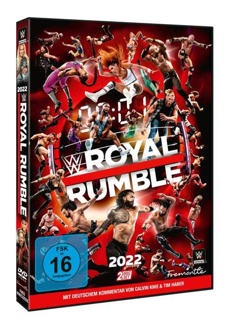 WWE: Royal Rumble 2022, 2 DVDs