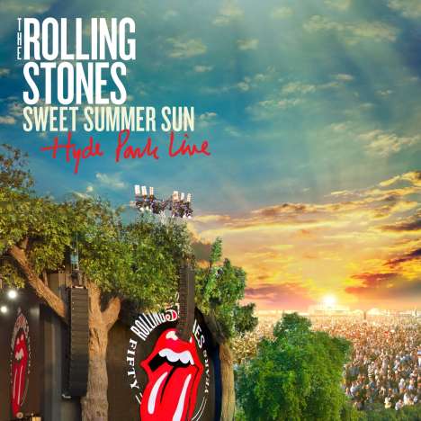 The Rolling Stones: Sweet Summer Sun - Hyde Park Live (Limited Deluxe Edition), 1 DVD, 1 Blu-ray Disc, 2 CDs und 1 Buch