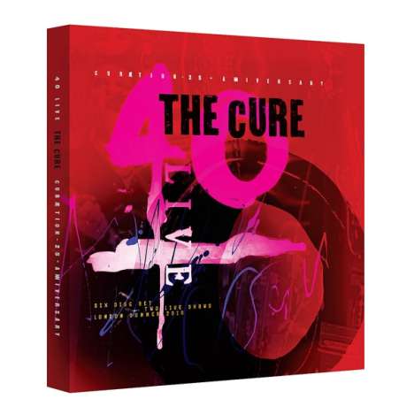 The Cure: 40 Live - Curætion 25 - Anniversary (Limited DVD/CD Boxset), 2 DVDs und 4 CDs