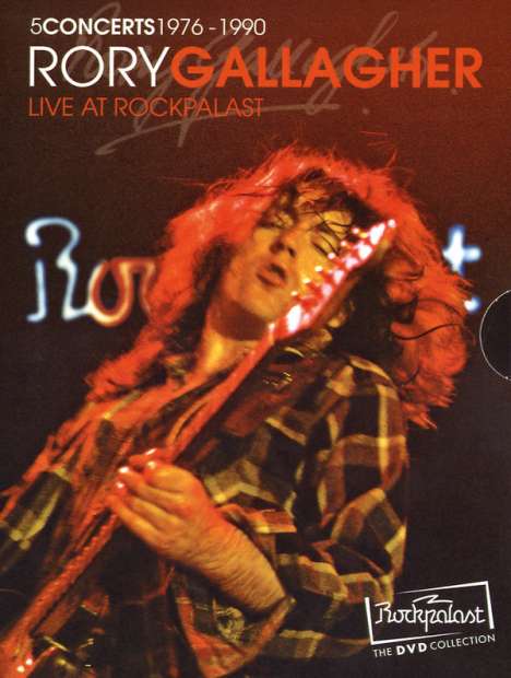 Rory Gallagher: Live At Rockpalast (5 Concerts 1976 - 1990), 3 DVDs