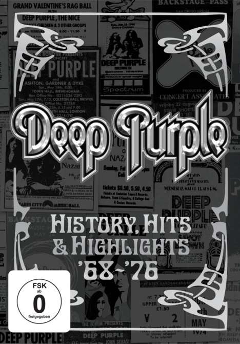 Deep Purple: History, Hits &amp; Highlights '68 - '76, 2 DVDs