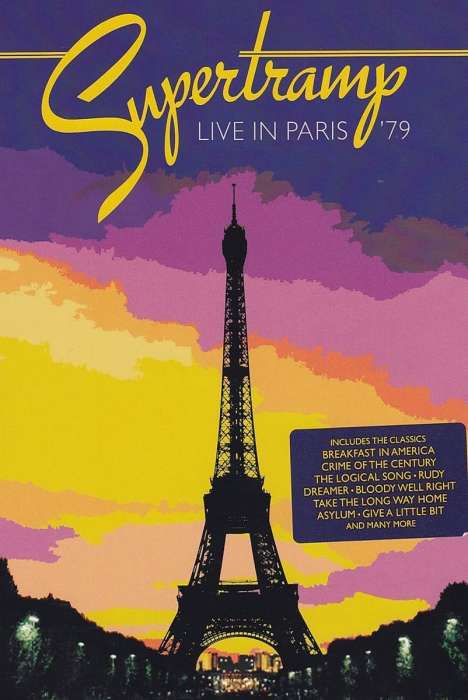 Supertramp: Live in Paris '79, DVD