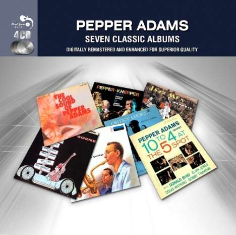 Pepper Adams (1930-1986): Seven Classic Albums, 4 CDs