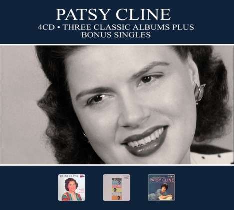 Patsy Cline: Three Classic Albums Plus Bonus Singles, 4 CDs