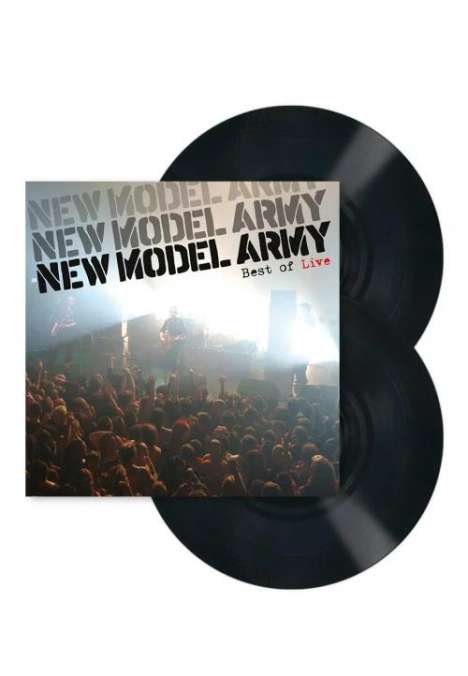 New Model Army: Best Of Live, 2 LPs und 1 CD