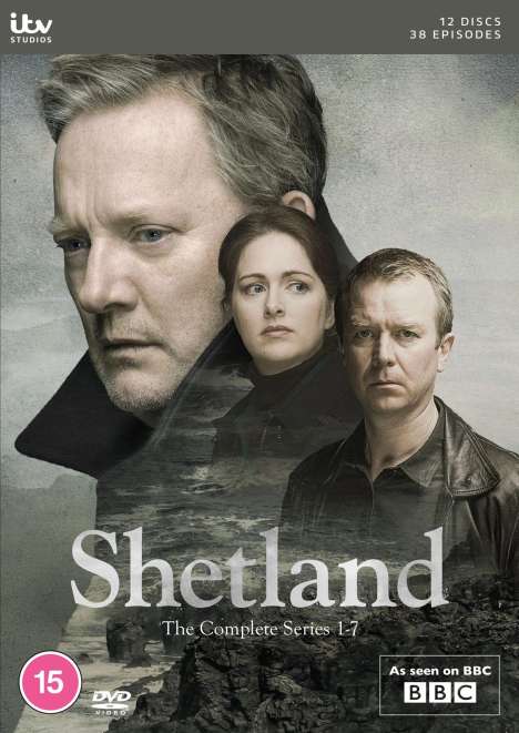 Shetland Season 1-7 (UK-Import), 12 DVDs