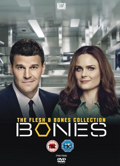 Bones Season 1-12: The Complete Series (UK Import), 66 DVDs