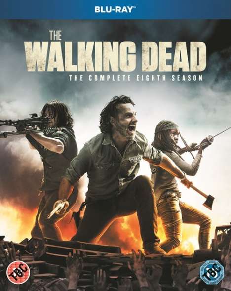 The Walking Dead Season 8 (Blu-ray) (UK Import), 4 Blu-ray Discs