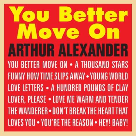 Arthur Alexander: You Better Move On, CD