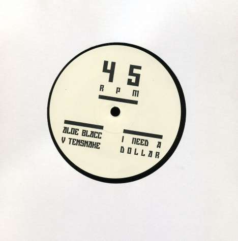 Aloe Blacc: I Need A Dollar (Tensnake Remix), Single 12"