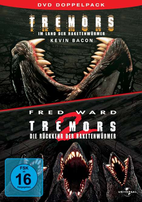 Tremors 1 &amp; 2, 2 DVDs