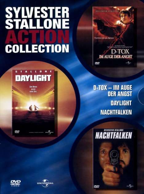 Sylvester Stallone Action Collection, 3 DVDs
