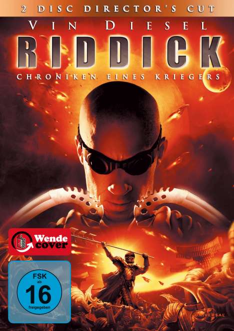 Riddick - Chroniken eines Kriegers (Director's Cut), 2 DVDs
