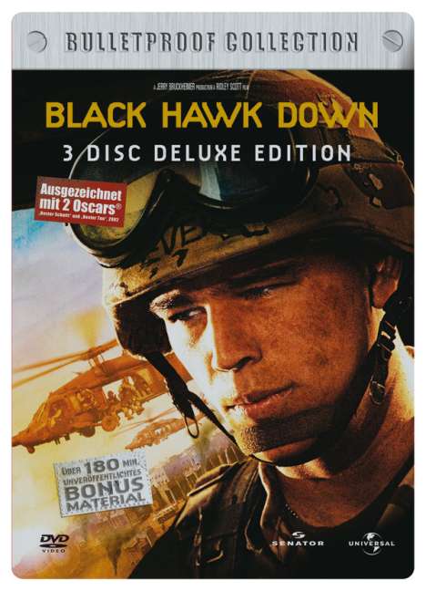 Black Hawk Down (Lim.Steelbook-Edition), 3 DVDs