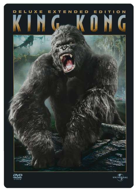 King Kong (2005) (Deluxe Extended Version im Steelbook), 3 DVDs