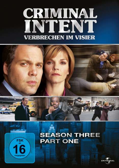 Criminal Intent Season 3 Box 1, 3 DVDs