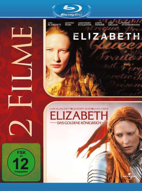Elizabeth 1 &amp; 2 (Blu-ray), 2 Blu-ray Discs