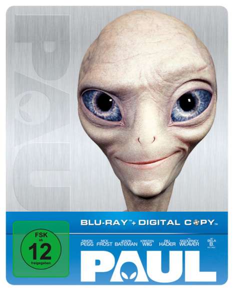 Paul - Ein Alien auf der Flucht (Blu-ray+Dig.Copy+Steelbook), Blu-ray Disc
