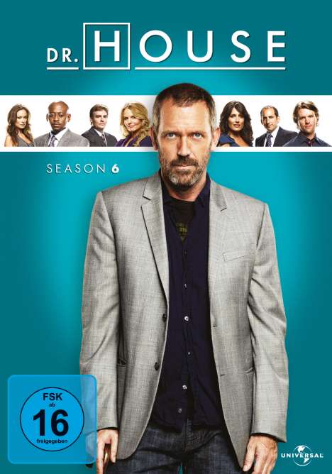 Dr. House Season 6, 6 DVDs