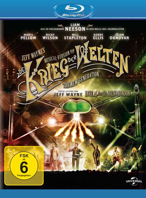 Der Krieg der Welten (Jeff Wayne's Musical Version) (OmU) (Blu-ray), Blu-ray Disc