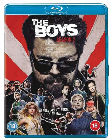 The Boys Season 2 (Blu-ray) (UK Import), 3 Blu-ray Discs