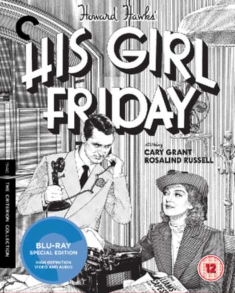 His Girl Friday (1940) (Blu-ray) (UK Import), 2 Blu-ray Discs