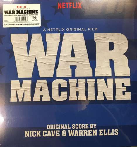 Nick Cave &amp; Warren Ellis: Filmmusik: War Machine (A Netflix Original Film Soundtrack) (White Vinyl) (45 RPM), 2 LPs