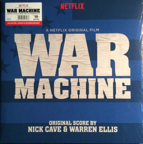 Nick Cave &amp; Warren Ellis: Filmmusik: War Machine (A Netflix Original Film Soundtrack) (Limited-Edition) (Red Vinyl) (45 RPM), 2 LPs