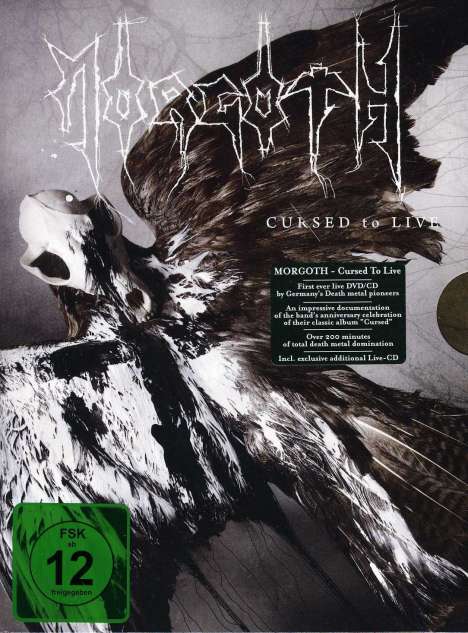 Morgoth: Cursed To Live (DVD + 2 CD), 1 DVD und 2 CDs