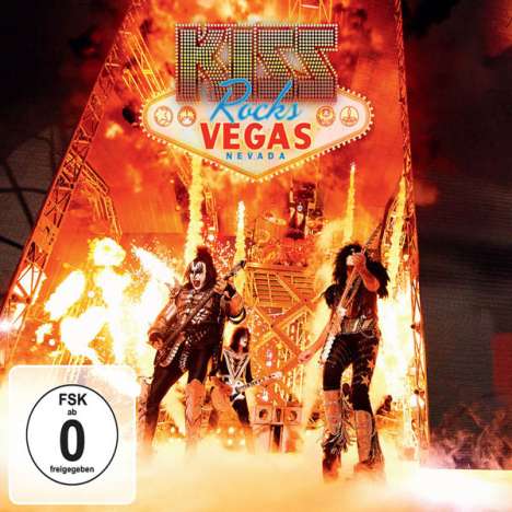 Kiss: Kiss Rocks Vegas (Limited Edition), 1 DVD und 1 CD