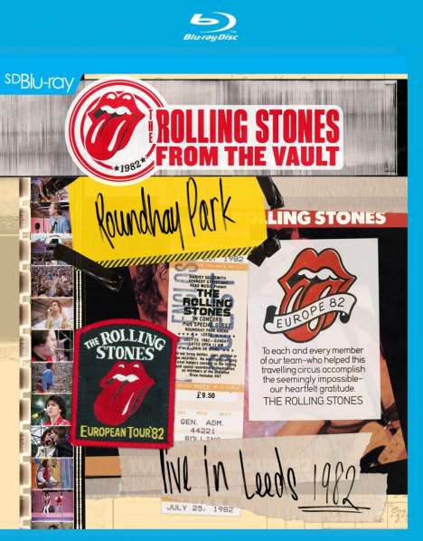 The Rolling Stones: From The Vault: Live In Leeds 1982, Blu-ray Disc