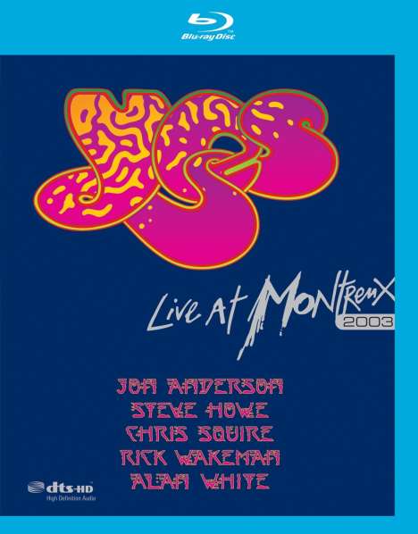 Yes: Live At Montreux 2003, Blu-ray Disc