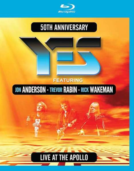 Yes: Live At The Apollo: 50th Anniversary, Blu-ray Disc