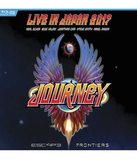 Journey: Escape &amp; Frontiers: Live In Japan 2017, 2 CDs und 1 Blu-ray Disc