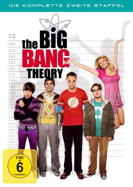 The Big Bang Theory Staffel 2, 4 DVDs