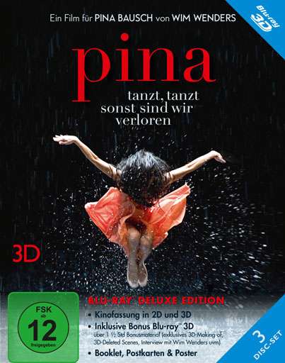 Pina 2D &amp; 3D (Blu-ray) (Deluxe Edition), 3 Blu-ray Discs