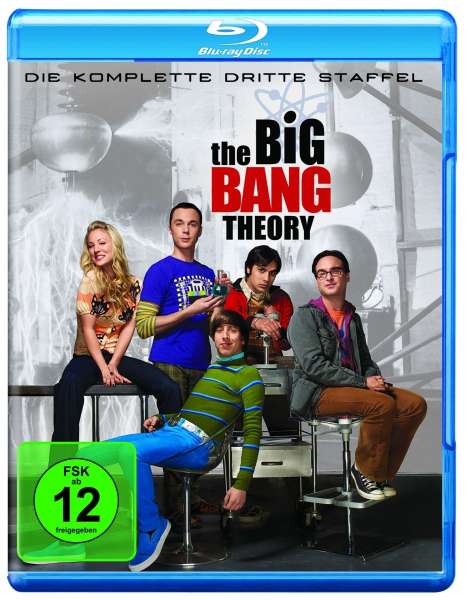 The Big Bang Theory Staffel 3 (Blu-ray), 3 Blu-ray Discs
