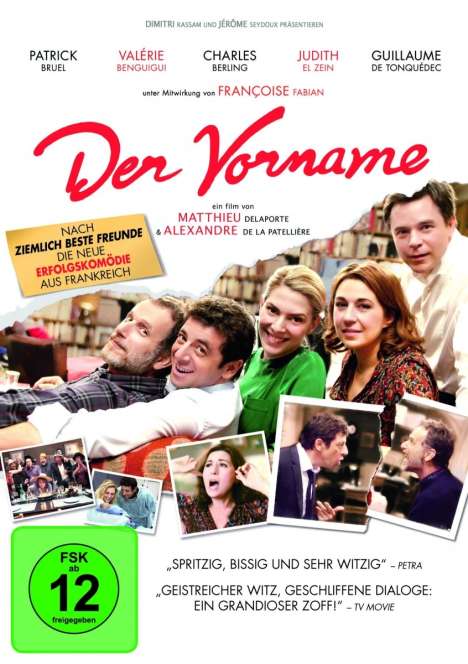 Der Vorname (2012), DVD