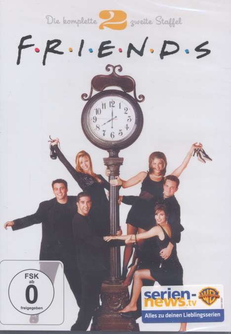 Friends Season 2, 4 DVDs