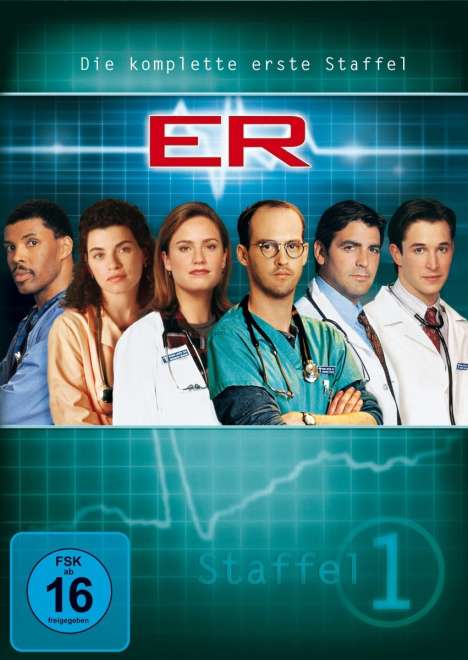 E.R. Emergency Room Staffel 1, 4 DVDs