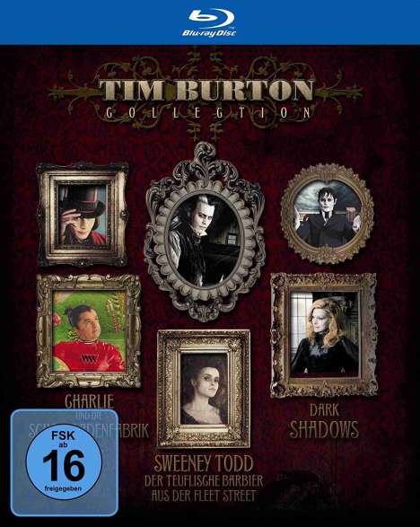 Tim Burton Collection (Blu-ray), 3 Blu-ray Discs