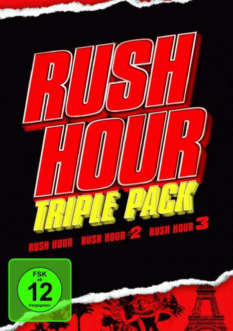 Rush Hour 1-3, 3 DVDs