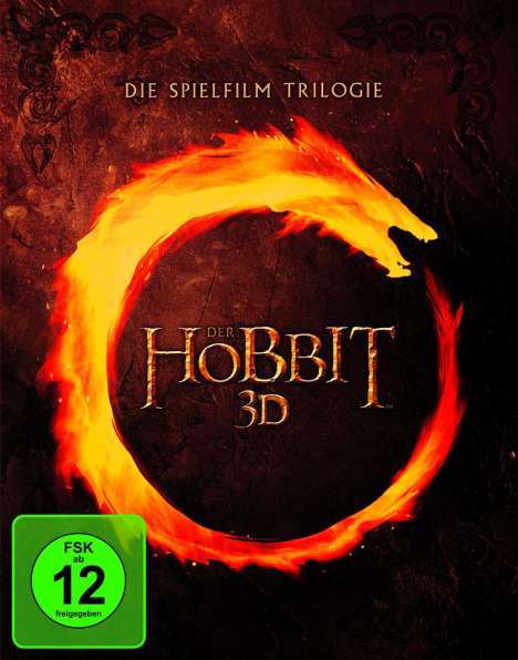 Der Hobbit: Die Trilogie (3D &amp; 2D Blu-ray), 12 Blu-ray Discs