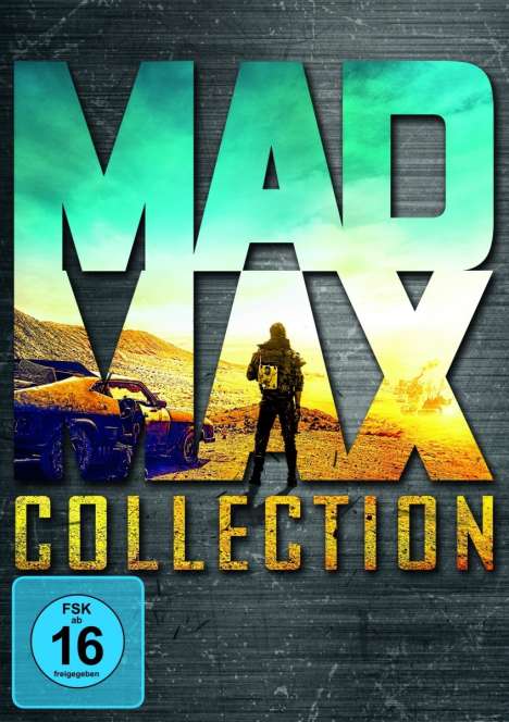 Mad Max Collection (Mad Max 1-3 &amp; Fury Road), 4 DVDs